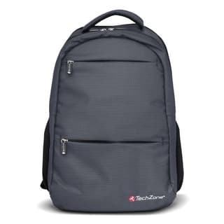 Mochila Techzone Tz18Lbp01-Gris Backpack Warrior Garantía Ilimitada De Por Vida Cierres Autorreparables Laptop 15.6"