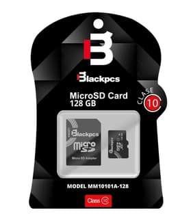 Memoria Micro Sd Blackpcs Clase10 Microsd De 128Gb Con Disipador