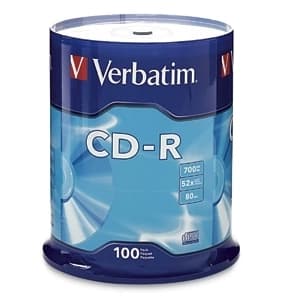 Disco Cd-R Verbatim 94554 700 Mb 100 52X 80 Min