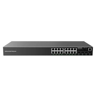 Switch Grandstream Gwn7802P Gigabit Ethernet Administrable De 16 Puertos Poec + 4 Sfp Uplink Hasta 240W Salida Compatible Con Cloud.