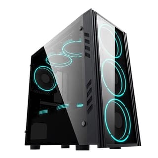 Gabinete Gaming Yeyian Ynh-K1101 Gabinete Gaming Yeyian Ynh-K1101, Spcc, Micro Atx, Negro