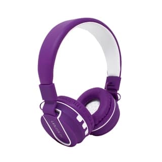 Audifonos Necnon Ncab050500 On-Ear Bluetooth Nbh-05 Mega Bass Radio Fm Micro Sd 3.5Mml Manos Libres Rubberized Morado