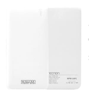 Powerbank Necnon Npw-10Fc 10000Mah Indicador Led Tc Blanco(Nbpb1012Fc)
