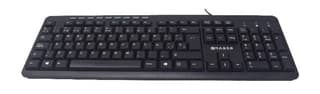 Teclado Multimedia Naceb Technology Na-0109 Estándar Negro Alámbrico