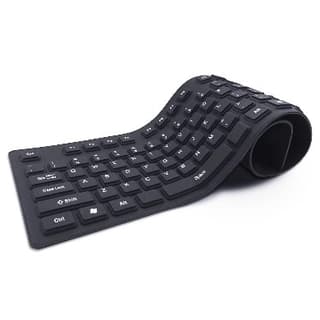 Teclado Flexible Brobotix 801935 Usb Negro Notebook/Pc