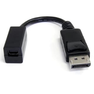 Cable Adaptador De 15cm De Displayport A Mini Displayport Hembra - Dp Macho - Mini Dp Hembra - Minidp Negro - Startech.com Mod. Dp2mdpmf6in
