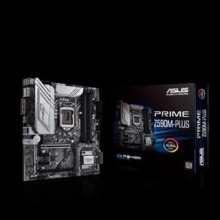 Mb Asus Z590 Intel S-1200 11A Gen/4X Ddr4 2933/Dp/Hdmi/Dvi/M.2/6X Usb3.2/Usb-C/Micro Atx/Gama Alta/Rgb