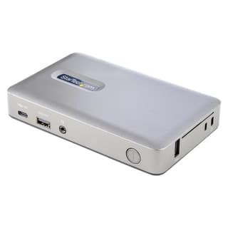 Docking Station Usb-C A Displayport 4K 30Hz O Vga Pd 65W - Hub Usb 3.1 Gen 1 De 4 Puertos - Replicador De Puertos Usb Tipo C - Startech.Com Mod. Dkm30Chdpd