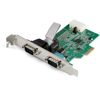 Tarjeta Pci Express Adaptadora De 2 Puertos Serial Rs232 - Tarjeta Controladora Serial Pcie Rs232 - Pcie A Db9 Uart16950 - Startech.Com Mod. Pex2S953