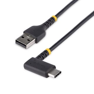 Cable 1M Usb A A Usb C Acodado En Ángulo Recto - Cable Usb-C De Carga Rapida De Alta Resistencia - Usb 2.0 A A Usb Tipo-C - Startech.Com Mod. R2Acr-1M-Usb-Cable