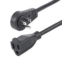 Cable De 1.8M De Extension De Alimentacion - Cable Alargador De Corriente Rotativo Plano De 360Deg - Nema 5-15P A Nema 5-15R - Startech.Com Mod. Rtpac1016