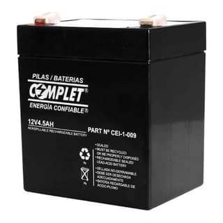 Baterías Complet Cei-1-009 Plomo Ácido 12V 4.5 Ah. Garantía Meses