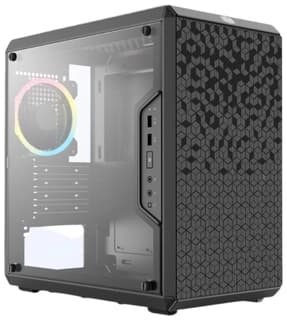 Gabinete Cooler Master Masterbox Q300L Rainbow Con Ventana Rgb, Micro-Atx, Micro-Atx/Mini-Itx, Usb 3.0, Sin Fuente, Negro