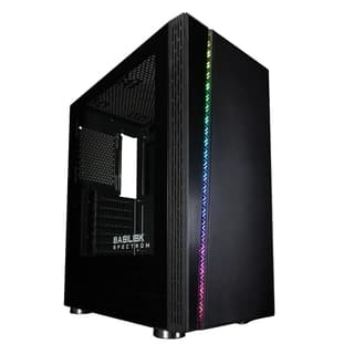 Gabinete Gaming Basilisk Balam Rush Br-929585 Gamer Gm740 Mid Tower Atx Micro Y Mini Itx Cristal Templado Usb 3.0 Vent