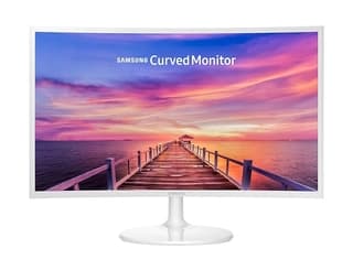 Monitor Led Samsung 27 Widescreen Full Hd 1920X1080 Cf391 Blanco D-Sub Hdmi Curvo, 4Ms