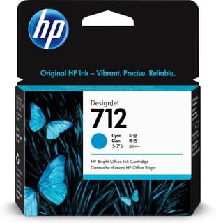Tinta Hp 712 3ed67a Cian 29ml