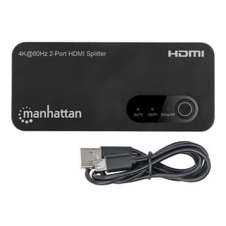 Video Splitter Hdmi Intellinet 207614 4K De Puertos (207614) Manhattan