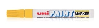 Marcador Uni Paint Px20Am Amarillo Venta Individual.