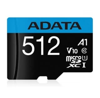 Memorias Flash Adata Ausdx512Guicl10A1-Ra1 Micro Secure Digital Premier Uhs-I 512Gb Class Velocidad De Lec/Esc 100/25 (Mb/S).