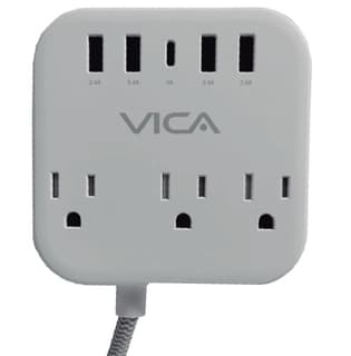 Supresor De Picos Vica C/ 3 Tomas,4 Ptos Usb-A,Y 1 Pto Usb-C (Ex 7P)