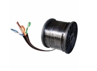 Cable Utp Condumex 667666-45 Cat6 Para Exterior Pares 23 Awg Bobina De 305 Mts 100% Cobre Color Negro