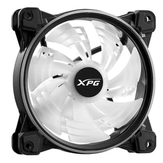 Ventilador Xpg Hurricane 120 Argb Pwm (Pulse Width Modulation). 120Mm. Con Iluminación Argb. Negro. Hurricane120Argbpwm-Bkcww