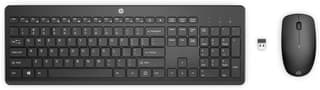 Teclado Y Mouse Inalámbrico Hp 235 1Y4D0Aa#Abm Negro 1600 Dpi Puerto Usb-A Garantía Año