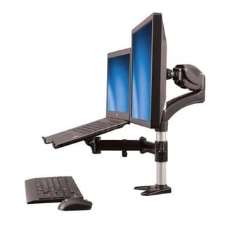 Brazo Para Un Monitor - Base Para Laptop Con Ajuste De Altura De Un Toque - Con Soporte Para Pantallas De 27 - Startech.com Mod. Armunonb