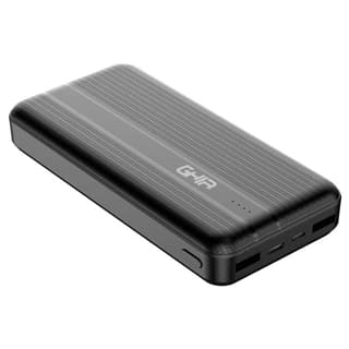 Bateria De Respaldo Ghia Power Bank 20000 Mah Carga Rapida Pd18W Negra