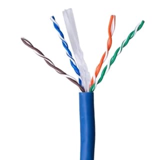 Bobina De Cable Marca Ghia Cat6 Utp Cca Color Azul 23 Awg Utp 305M 1000Ft Certificacion Ce / Rohs