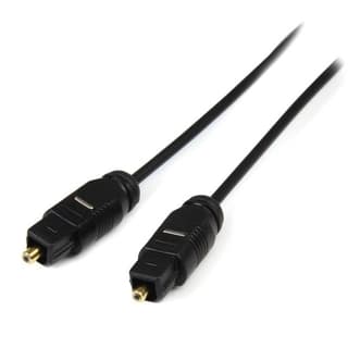 Cable 4.5m Toslink De Audio Digital Optico Spdif Delgado - Negro - Startech.com Mod. Thintos15
