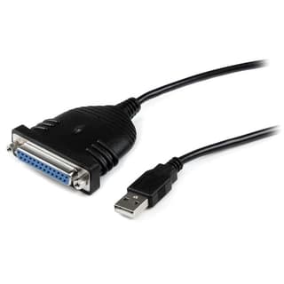 Cable De 1.8m Adaptador De Impresora Paralelo Db25 A Usb - 1x Db25 Hembra - 1x Usb A Macho - Startech.com Mod. Icusb1284d25