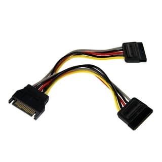 Cable Adaptador Bifurcador Divisor De Alimentación Sata De 0,15M - 2X Hembra Sata - 1X Macho Sata - Startech.Com Mod. Pyo2Sata