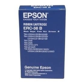 Cinta Epson Erc-38B Negra. Compatible Con: Tmu-200 Tm-300 Tm-U325 Tm-U375