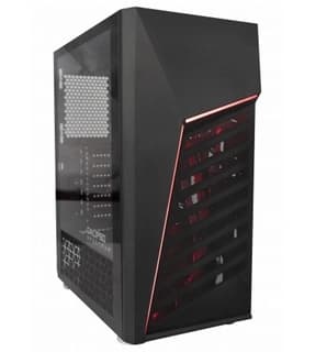 Gabinete Gaming Calipso Balam Rush Br-929578 Gamer Gm750 Mid Tower Atx Micro Y Mini Itx Cristal Templado Usb 3.0