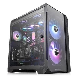 Gabinete Thermaltake View 51 Tg Argb Negro Midi-Tower Atx/Eatx/Micro-Atx/Mini-Itx Usb 2.0/3.0 Sin Fuente Ventiladores Instalados