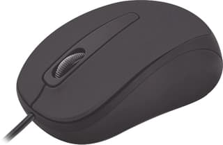 Mouse Optico Quaroni Alambrico Color Negro 1200 Dpi