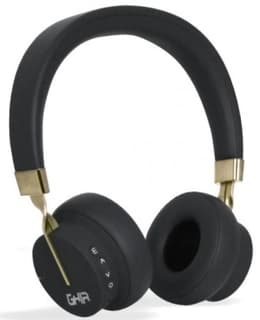 Audifonos Diadema Bluetooth Ghia N3 Sonido Hifi Color Negro / 10M Alcance / Bt 5.0/ Aux/ Tf Card/ Radio Fm