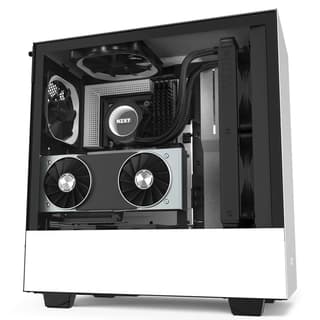 Gabinete Nzxt H510I Compact Blanco-Mate Media Torre Mini Itx, Micro Atx, Atx Cristal Templado Rgb Gamer