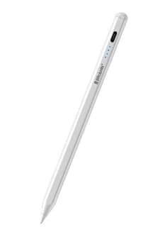 Pluma Óptica Brobotix 6006092 Lápiz-Pluma Activa Digital Stylus Para Tableta Celular Pantallas Touch. Universal. Recargable Larga Duración