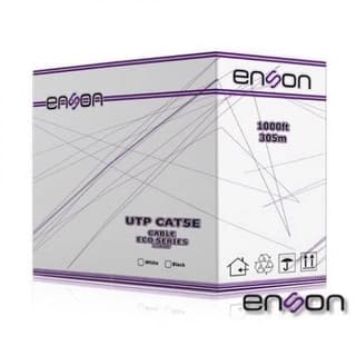 Bobina Enson 12251W305 M Color Blanco Cat5E