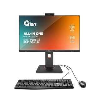 All In One Qian 24" Ci3, 16Gb, 512Gb, W11 Pro Trial +T/M (Qzi-24315-Kw)