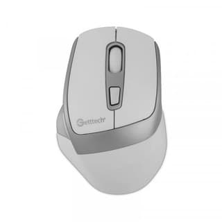 Mouse Getttech Ggm-Stdbw-01-Wh Inalambrico Para Ofi 6D Sensor 725F Iluminacion Rgb Custom 7200 Dpi Boton Scroll Conectividad Dual Blanco Gris
