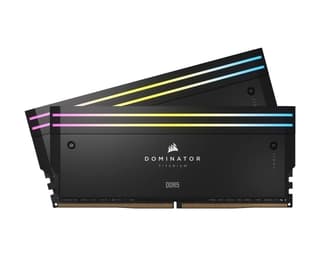 Memoria Ram Corsair Ddr5 Dominator Titanium Rgb 64Gb (2X32Gb) 6600Mt/S Cl32 -Black (Cmp64Gx5M2X6600C32)