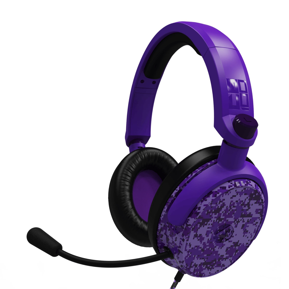 Auriculares 4Gamers C6-100Camo-Pur-4G Para Juegos (Camuflaje Purpura)