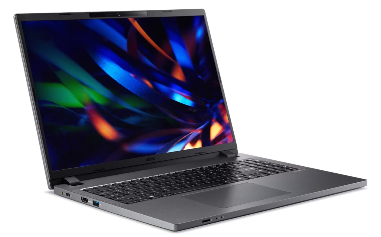Laptop Acer Travelmate P2 16 Tmp216-51-51Na, Intel Core I5-1335U, 8Gb, 512Gb, 16 Pulgadas Wuxga, Win 11 Pro, Lector De Huellas, Gris Acero 1 Año Garantia Seguro Contra Robo