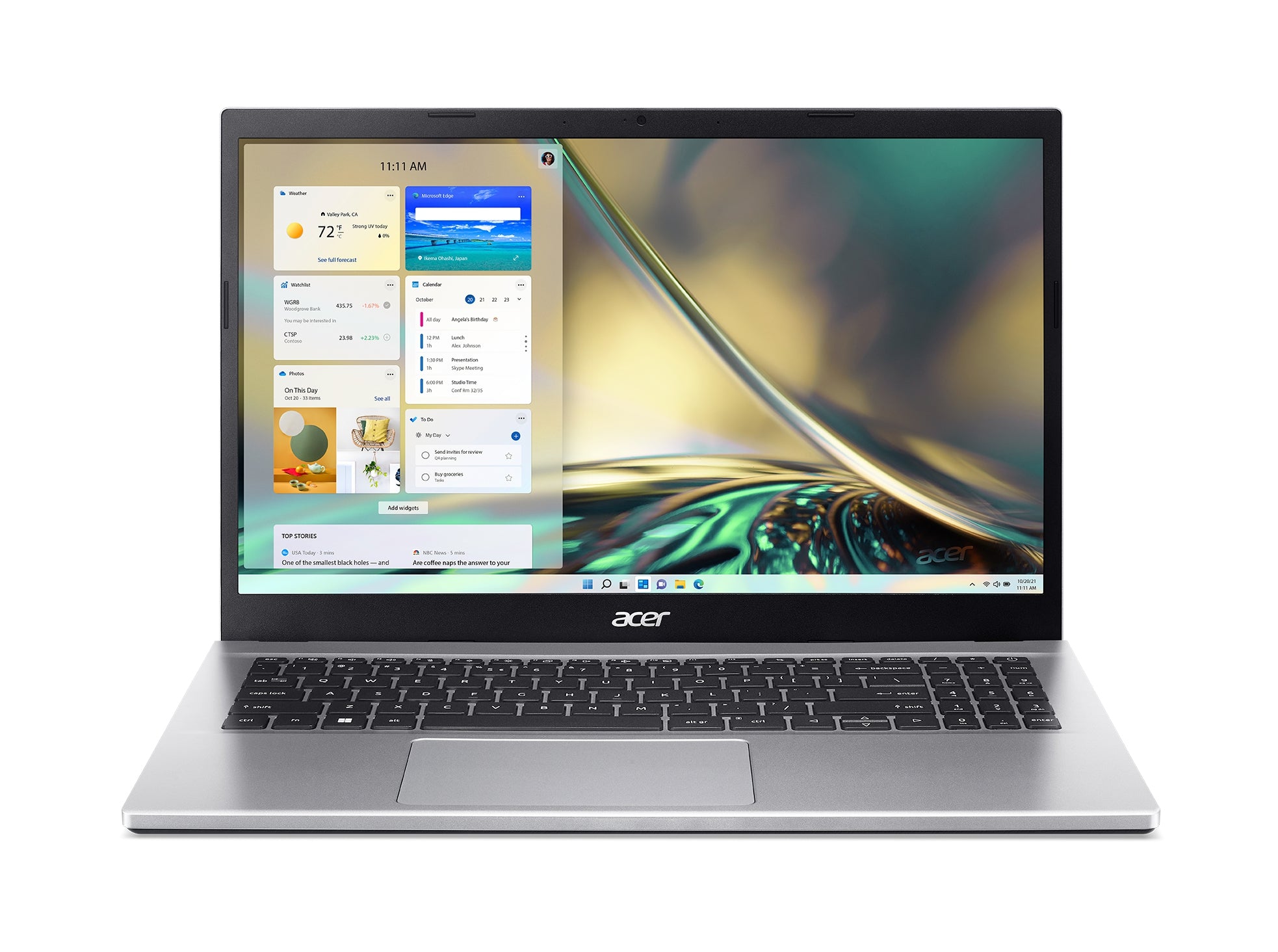 Laptop Acer Aspire 3 A315-59-72Pu, Core I7-1255U, 8Gb, 512Gb, 15.6 Pulgadas Fhd, Win 11 Home, Plata, 1 Año Garantia Seguro Contra Robo