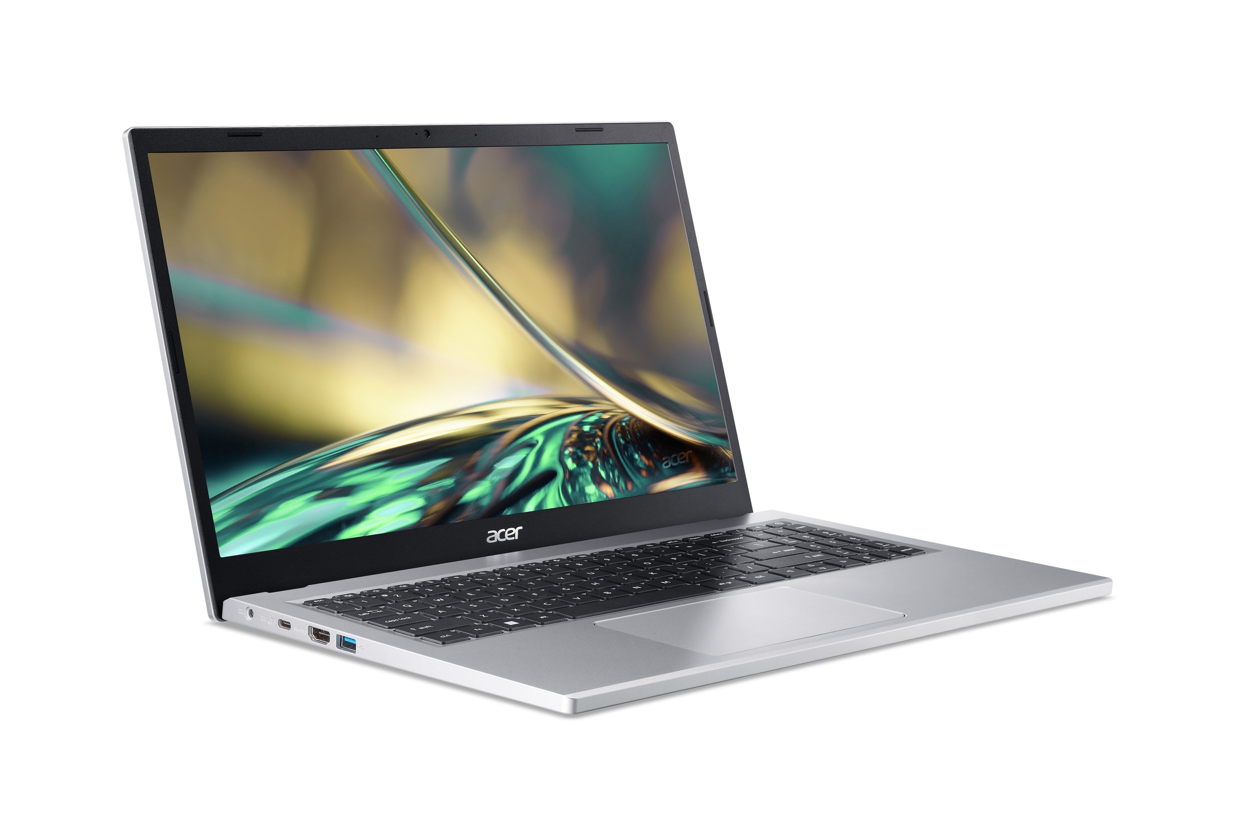 Laptops Acer A315-24P-R625 Aspire Amd Ryzen 3-7320U 8Gb Lpddr5 512Gb Ssd Windows 11H 15.6 Año De Garantía En Cs + Contra Robo Plata
