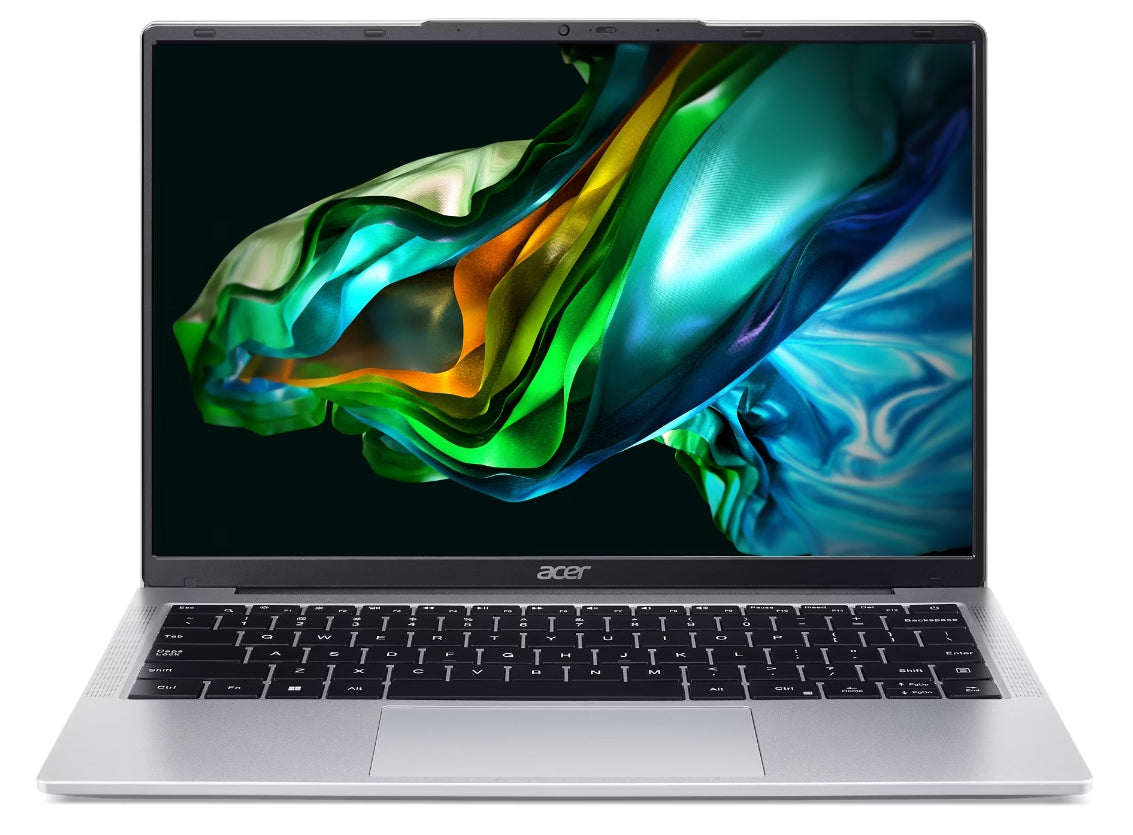 Laptop Acer Aspire Lite 14 Al14-31P-C0S2, Intel N100, 8Gb, 256 Gb Ssd, 14 Pulgadas Ips Wuxga, Win 11 Home, Plata, 1 Año De Garantia + 1 Año De Seguro Contra Robo