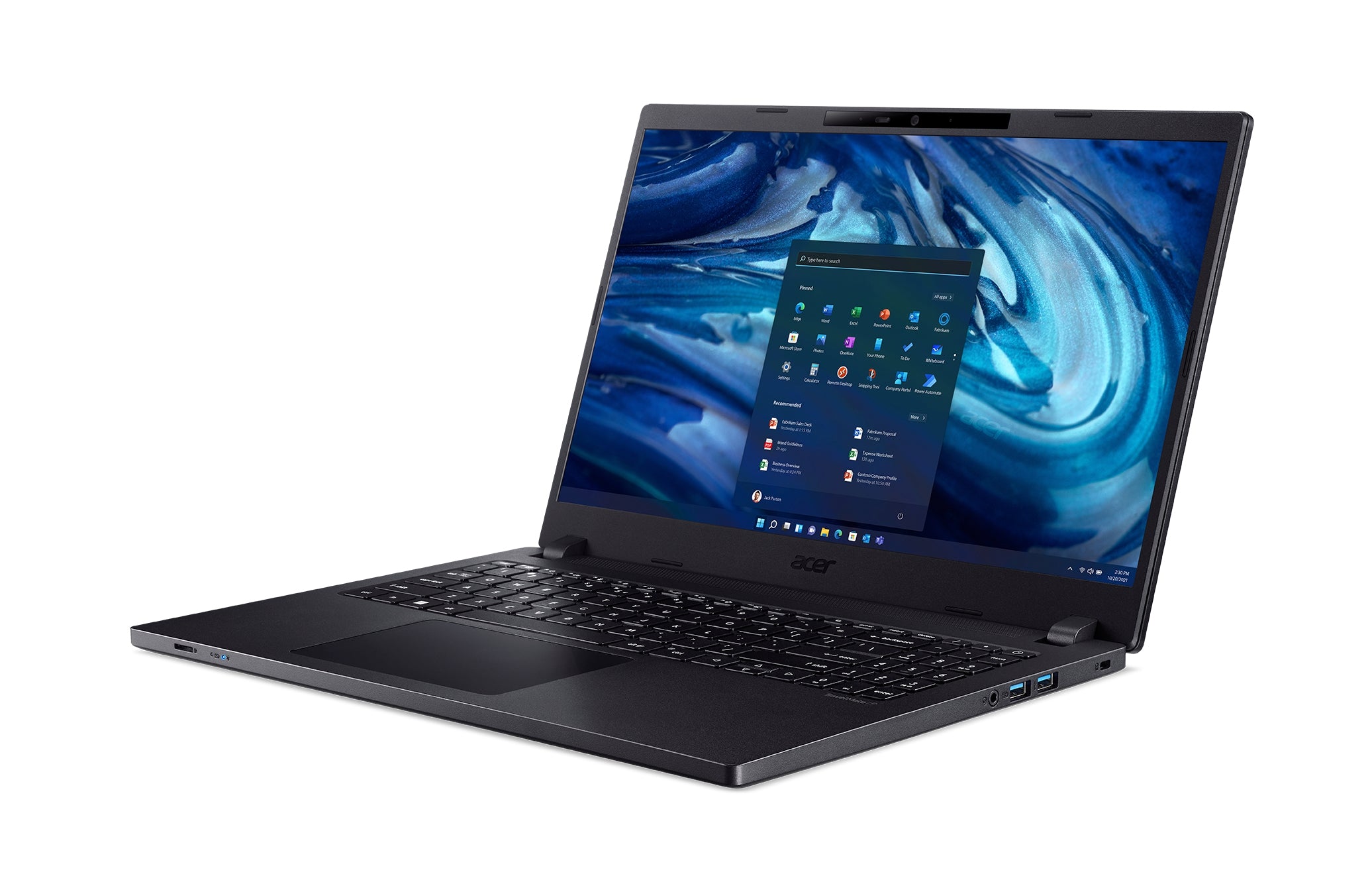 Laptop Acer Travelmate P2 15 Tmp215-54-37V4, Intel Core I3-1215U, 8Gb, 512Gb, 15.6 Fhd, Win 11 Pro, Negro 1 Año Garantia Seguro Contra Robo